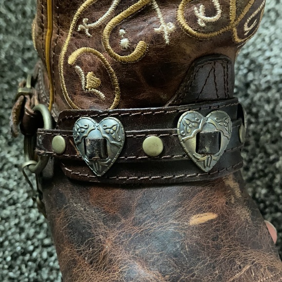 Crush by Durango - Heart Concho Western Boots - Picture 10 of 12